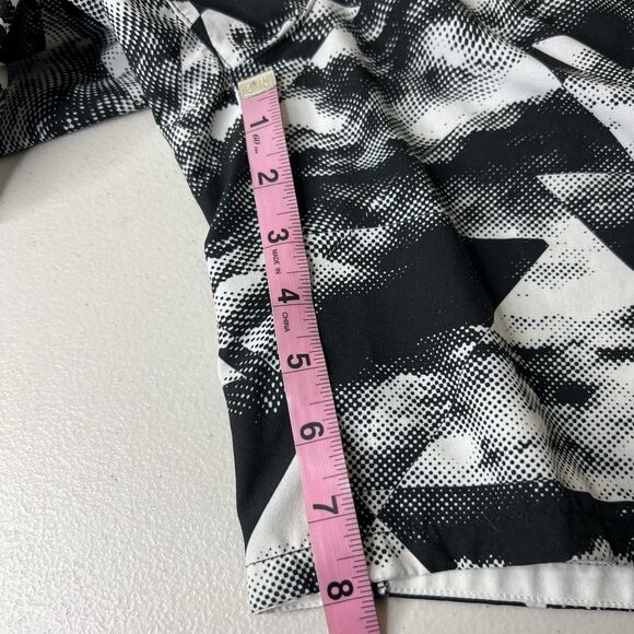 Nike Dri Fit Flex Shorts Mens XL White Black Print 8” Training Athletic Unlined - Picture 5 of 10